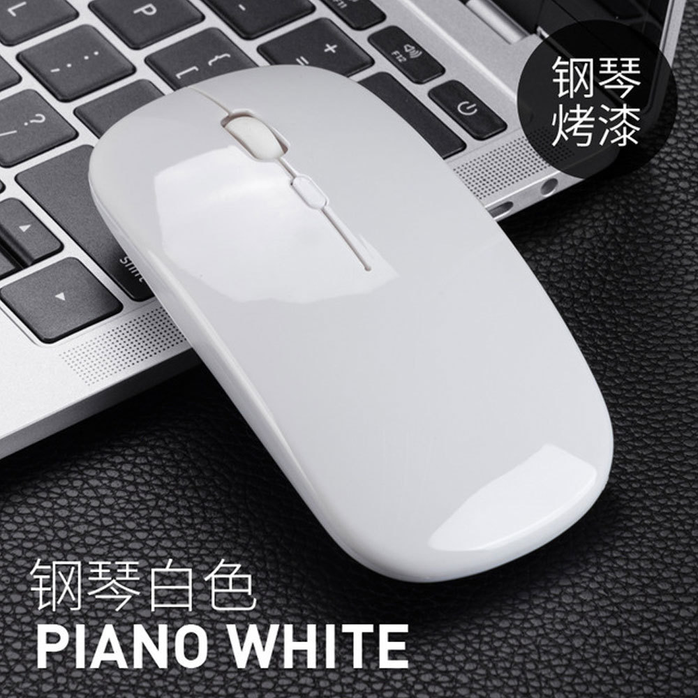 Venta directa de fábrica en stock 2,4g de carga inalámbrica de tres modos Bluetooth 3,0 + 5,2 ratón mudo ultra-Delgado sentirse cómodo