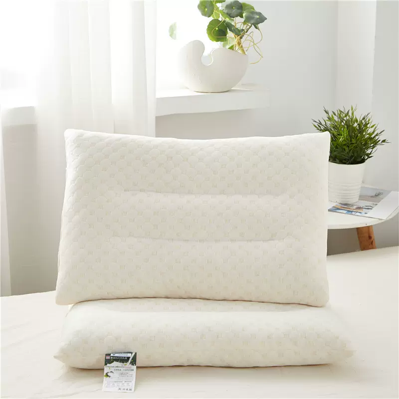 泰国天然碎乳胶颗粒枕头枕芯礼品会销批发成人单人家用枕厂家直销