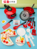 Children's family set, realistic electromagnetic kitchenware, toy, steamer, Birthday gift