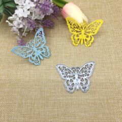 Scrapbooking DIY cutting die, carbon steel die, pressed flower die template, single butterfly
