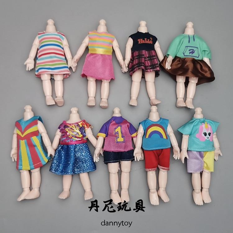 6inch Barbouri Doll Clothes 6inch 17cm Small Doll Clothes Casual Set Dress Doll Clothes