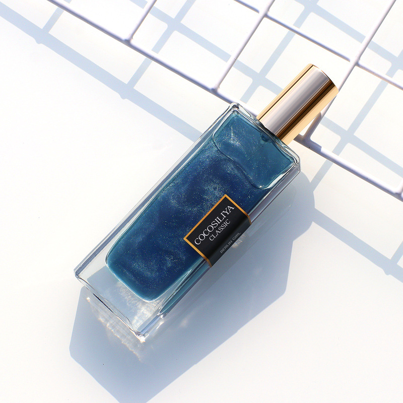 Perfume de mujer celebridad en línea COCOSILIYA oro arenas movedizas perfume de mujer de larga duración caja de regalo fresca entrega