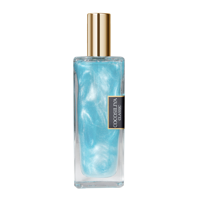 Perfume de mujer celebridad en línea COCOSILIYA oro arenas movedizas perfume de mujer de larga duración caja de regalo fresca entrega