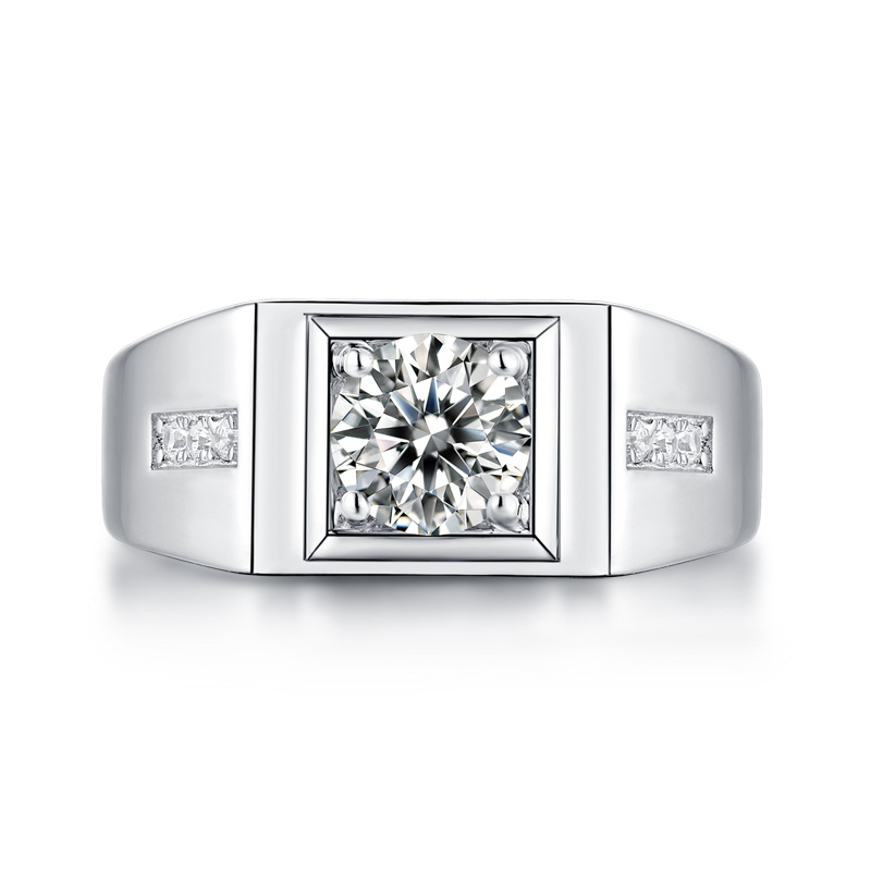 Men's Moissanite Fashion S925 Silver Ring