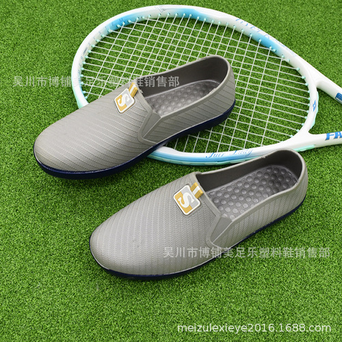 厨房水鞋男夏季低帮时尚休闲短筒雨鞋防滑工作雨靴男洗车防水胶鞋