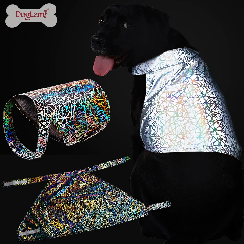 ~ Трансграничная красочная Светоотражающая куртка для домашних животных с птичьим гнездом, одежда для собак, светоотражающий жилет с высоким освещением в ночное время, одежда для домашних животных