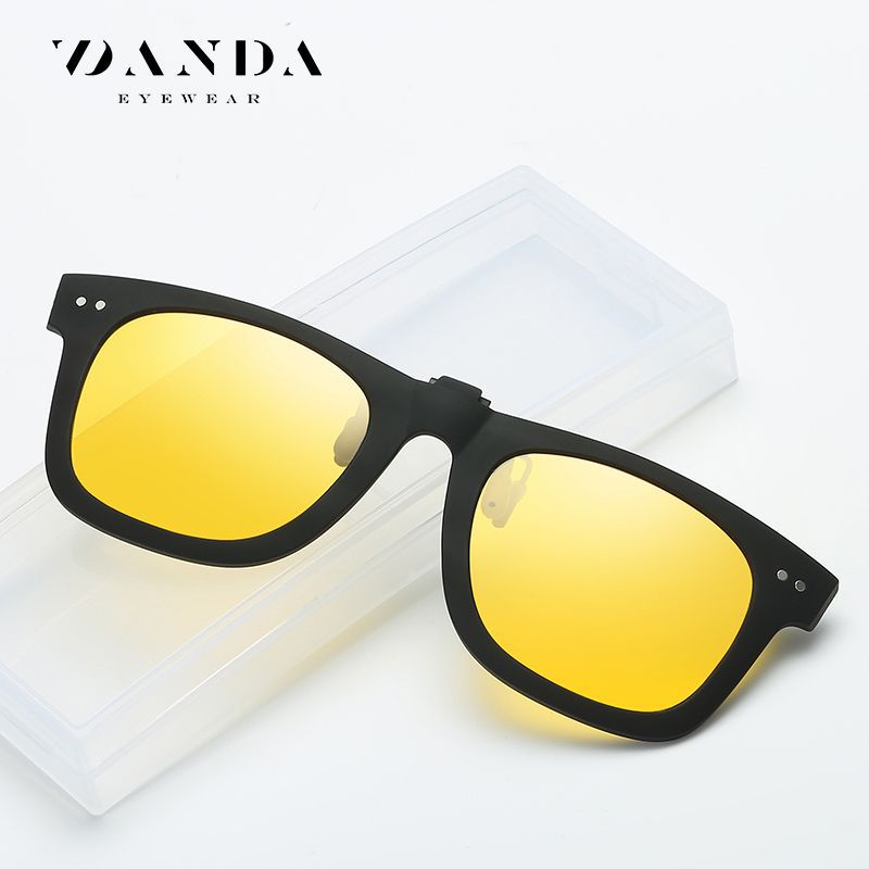 TR2140 clip redondo remache cuadrado gafas de sol polarizadas de colores clip gafas de visión nocturna al por mayor