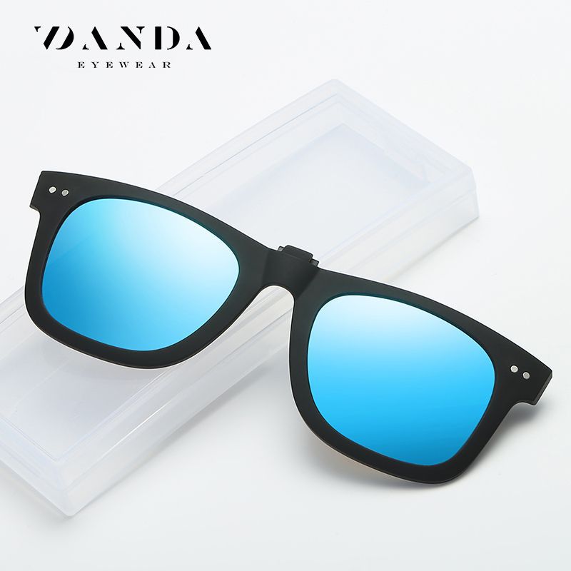 TR2140 clip redondo remache cuadrado gafas de sol polarizadas de colores clip gafas de visión nocturna al por mayor