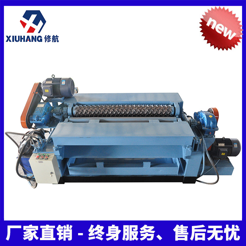 多功能原木剥皮机 单辊槽式木材扒皮设备，修航源头工厂直售