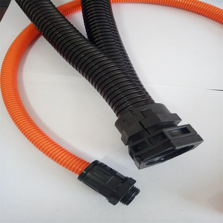 南昌电厂线路维修用开口波纹管20mm 双层开口阻燃护线管AD25.8