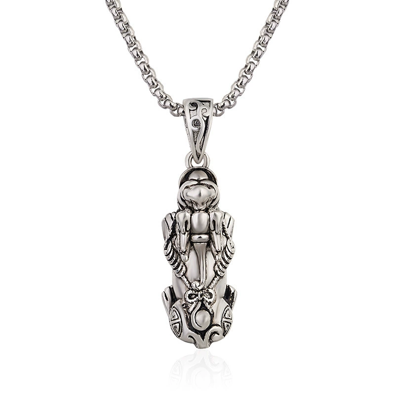 Мужской кулон Tongxin Jingjing, сеть красная жизнь, ретро Xiangyun версия, пермита personalized Thai silver pendant
