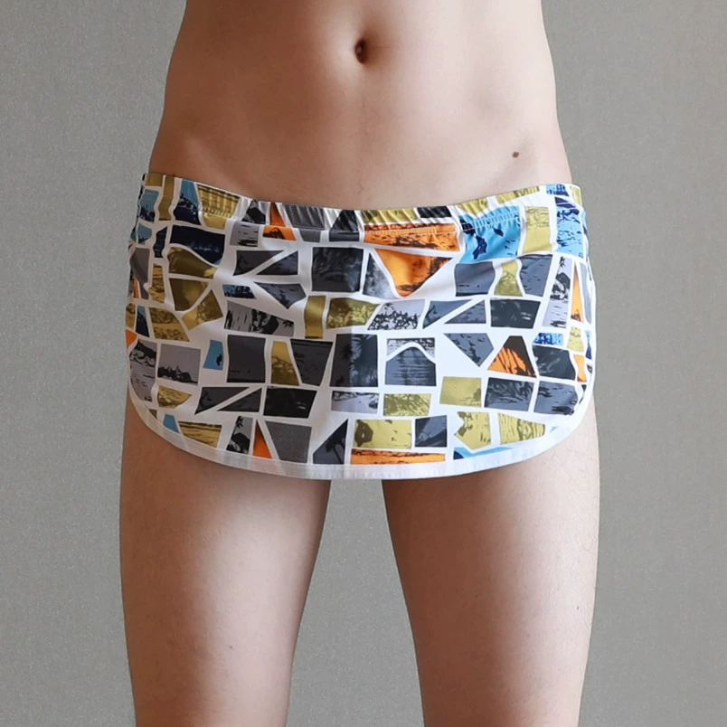 Прямые продажи производителя AIB мужские в underwear низкая талия прямые брюки домашнее белье двуполный набор 020-al