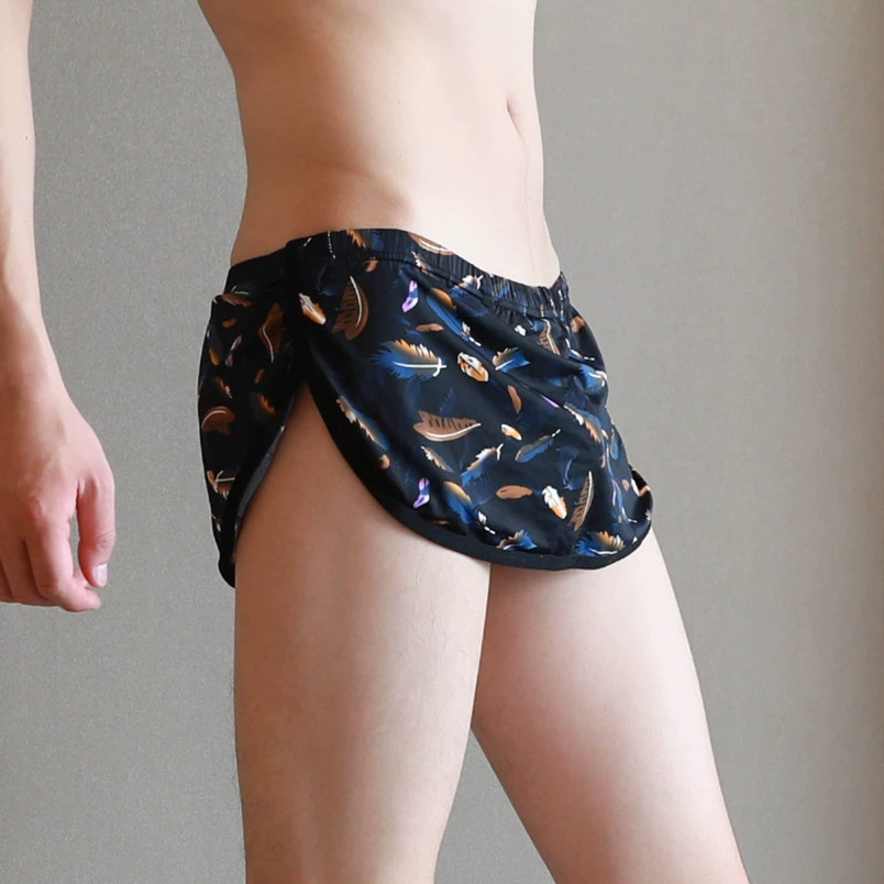 Прямые продажи производителя AIB мужские в underwear низкая талия прямые брюки домашнее белье двуполный набор 020-al