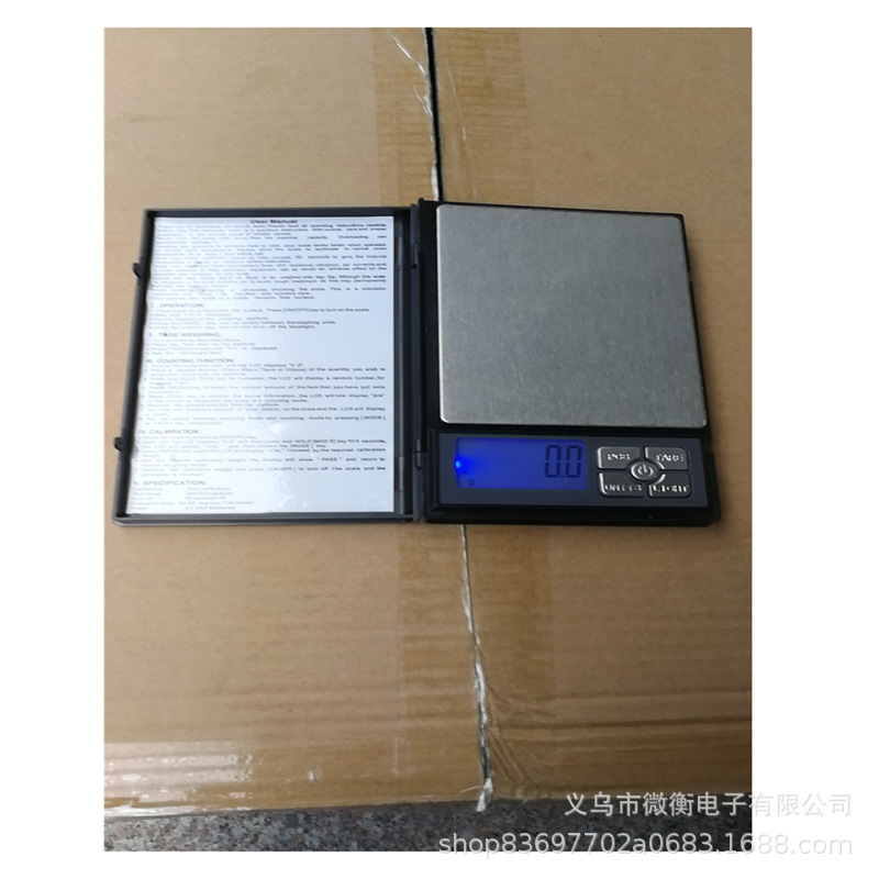 2019 nueva báscula electrónica báscula de joyería báscula azafrán báscula medicina báscula 2000g / 0.1g báscula de oro grandes notas