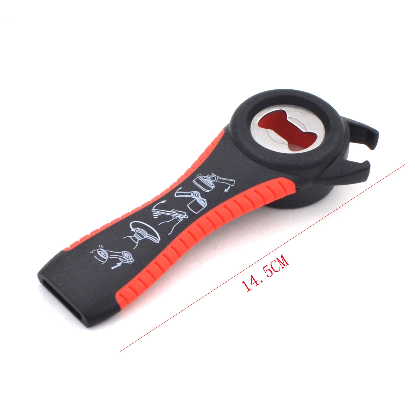 3‑piece bottle opener set H‑Y3066, stainless steel 2Cr13 + PP/TPR, sizes 22/14.5 cm