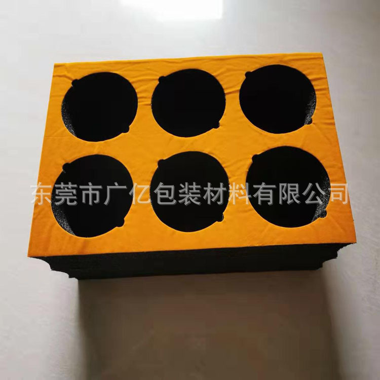 专业生产珍珠棉包装珍珠棉成型裱绒布名酒内衬玻璃内托工艺品内衬