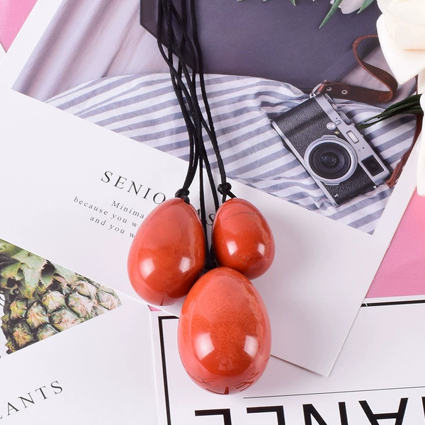Red stone egg three-piece set