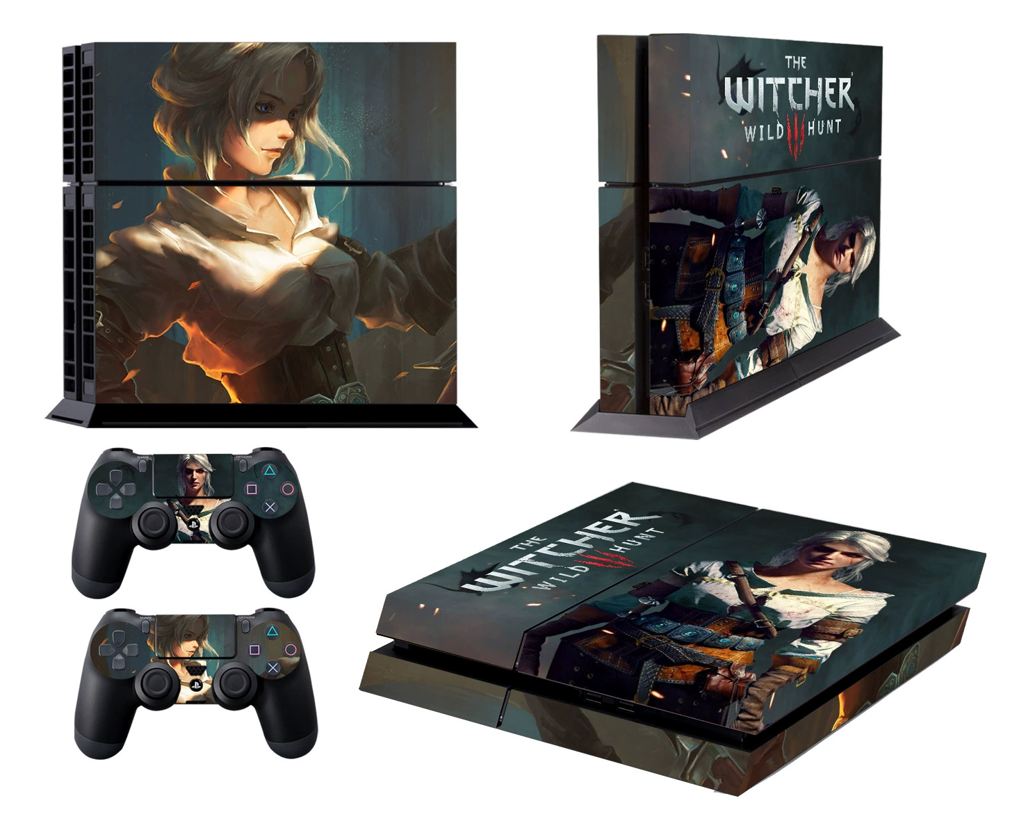 Game console, digital protective sticker with accessories, leaves no glue