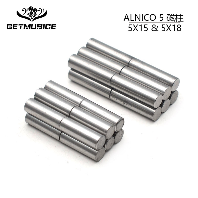 电吉他拾音器铝镍钴磁柱磁塞Alnico 5塞柱金属销子 18*5MM 15*5MM