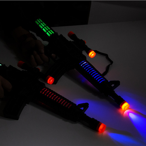 Large electric children's submachine gun toy music sound toy gun light model toys street stall hot sale wholesale