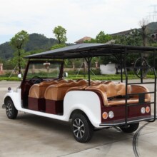 燃油老爷车  11座代步看房车看楼车  座椅旅游观光车