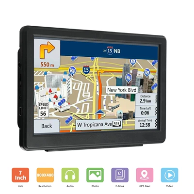7inch Gps Navigator with High-Definition Display Screen, Universal for Cars, Vehicle Accessories Manufacturer Wholesale, USB Port, Special Price