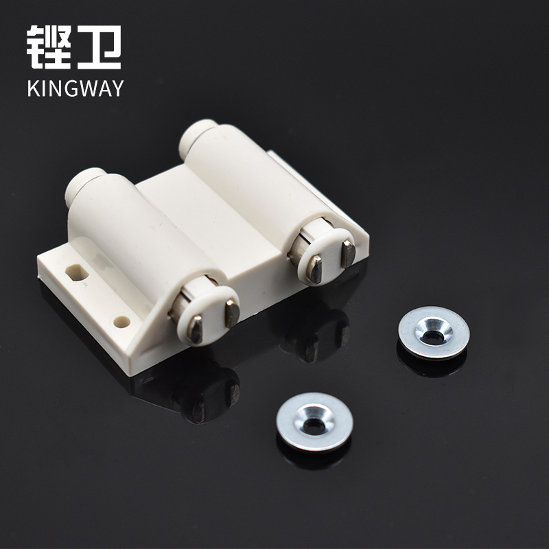 KINGWAY雙管玻璃櫃磁性門吸  電表箱門吸磁碰 可彈磁碰五金配件