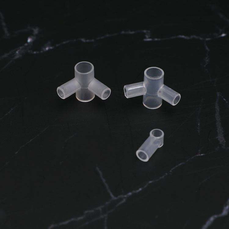 厂家批发灯笼接头DIY六角四角套管材料6角4角宫灯四通接管