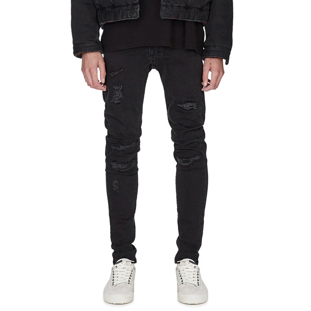 Модные черные эластичные джинсы, 2022, slim fit