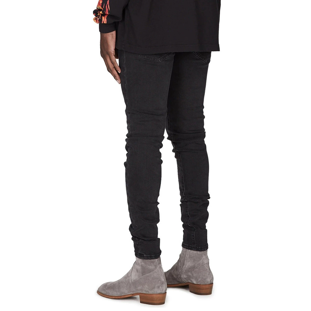 Модные черные эластичные джинсы, 2022, slim fit