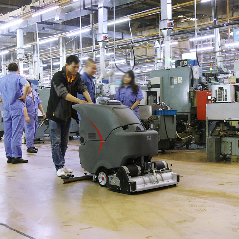 高美洗扫拖一体机 GM65RBT油污地面清洗机塑胶跑道吸尘高美洗地机