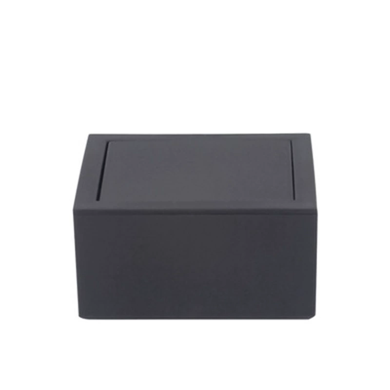 Rotating Gift Display Box, Black, 76.5×66.5×40.5 mm, Compact Rotating Pack