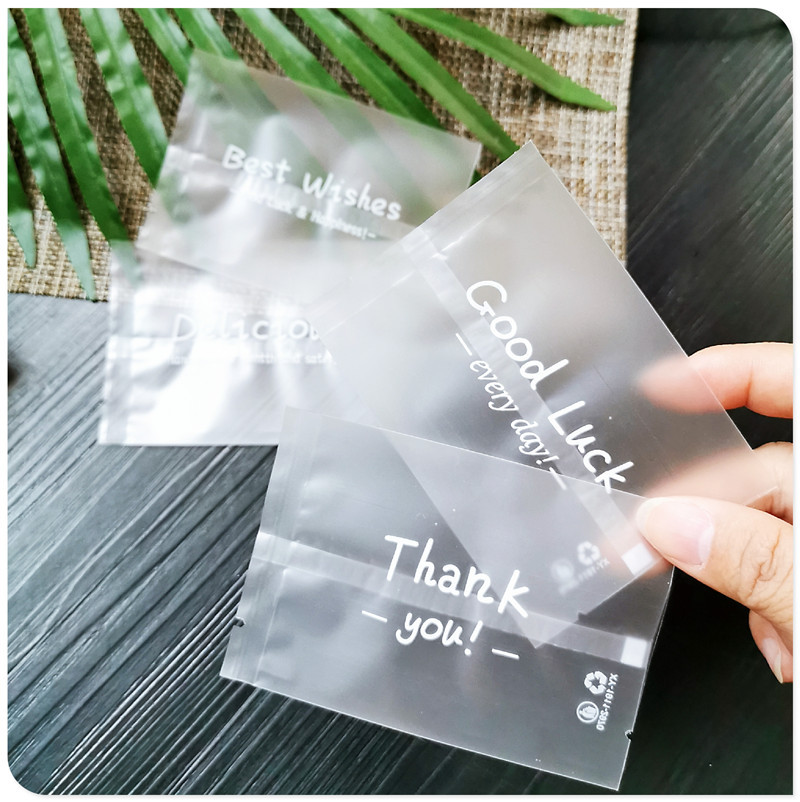 Simple inglés copo de nieve bolsa de embalaje crujiente máquina de galletas de carne bolsa de sellado mano arándano esmerilado bolsa trabajador galletas de caramelo