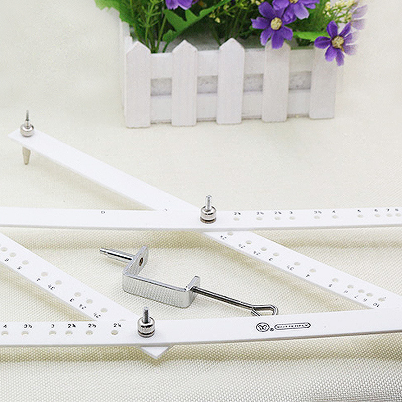 Regla de zoom mariposa marca 8 veces 10-bit dibujo regla mariposa regla de zoom pintura diseño ingeniería regla