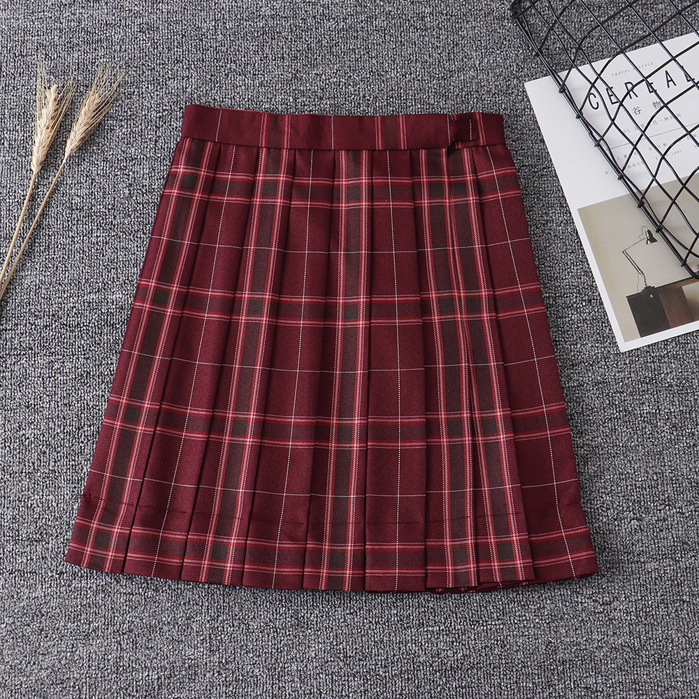 Японская школьная юбка, студенческая юбка в складку