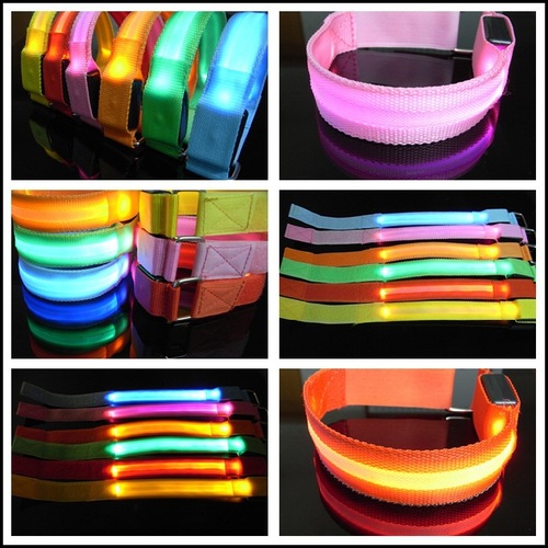 Wholesale Sports LED Luminous Bracelet USB Luminous Armband Charging Bracelet Armband Cheer Equipment