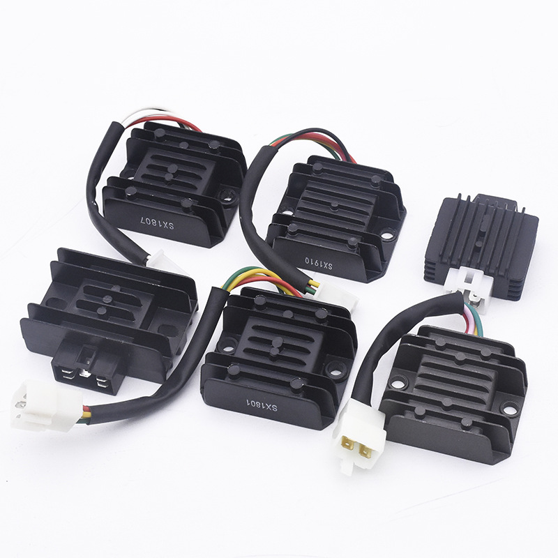 Aparato Eléctrico de la motocicleta DY110WYCG125FXD125 Qianjiang GY6 Guangyang $ number hilos macho enchufe regulador de voltaje rectificador Accesorios