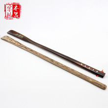 批发鸡翅木黑檀黄铜鞋拔子 长柄木质拔鞋器免弯腰懒人提鞋鞋扒