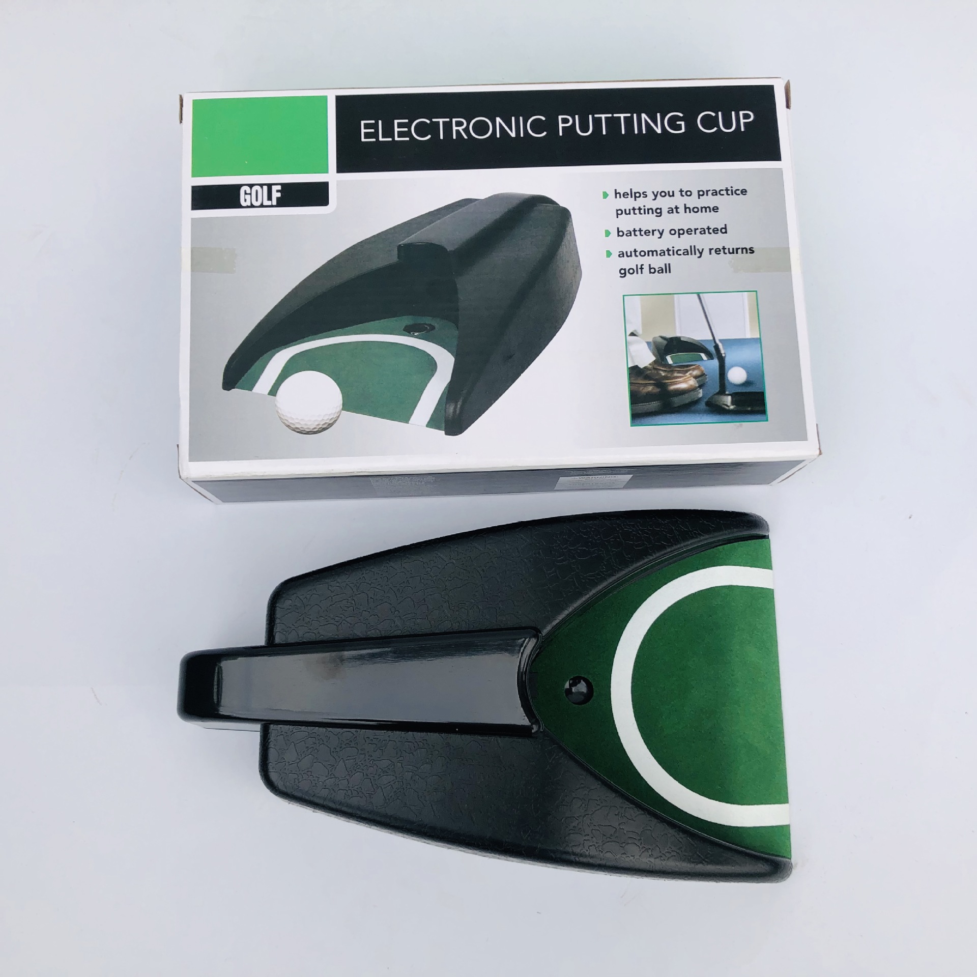 Los fabricantes suministran Golf bola automática Dispositivo de retorno bola inducción automática Dispositivo de retorno putter entrenador global Venta caliente