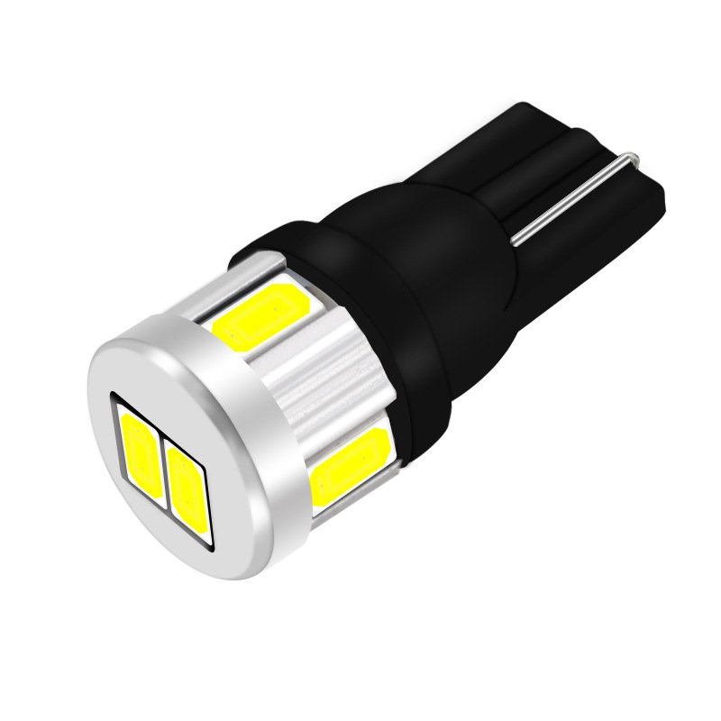 Amazon nueva luz de ancho T10 luz de la matrícula del coche 5730 6smd llevó la luz del lado del camión pequeña bombilla