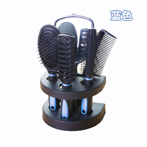 Five-piece mirror comb set, air cushion massage roller comb hairdressing comb set, cross-border best-selling
