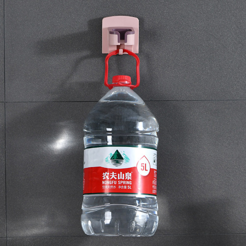 Hole-free wall-mounted hair dryer holder, bathroom shower storage rack for hairdryer stand on the wall