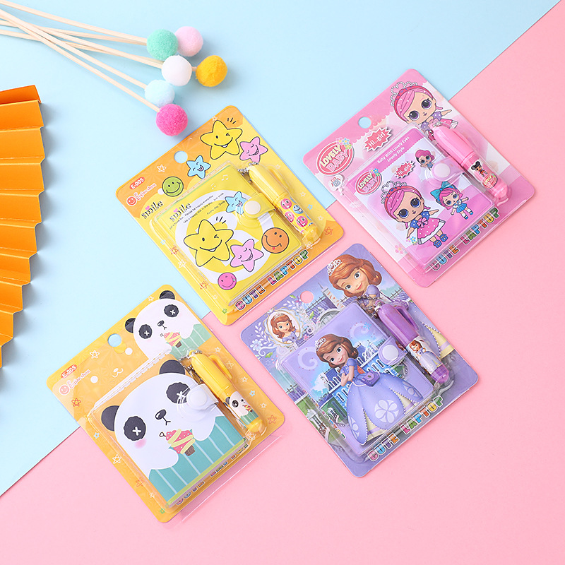 Lindo unicornio Flamingo mini Notebook bolígrafo traje creativo papelería regalo niños útiles escolares