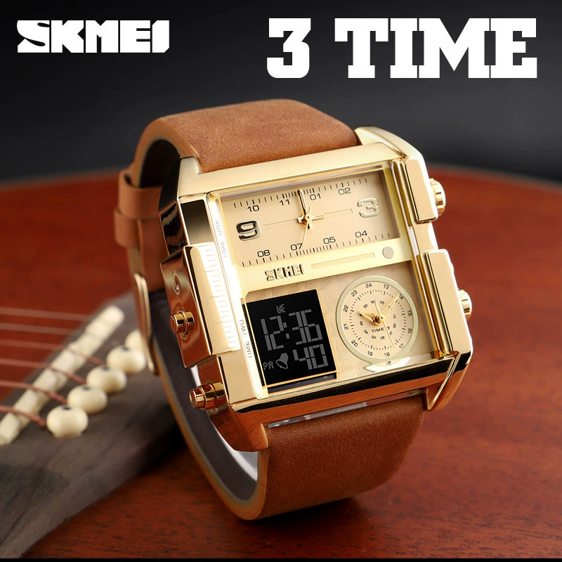 Men's square dial, universal waterproof digital watch, (Cross-border trading)