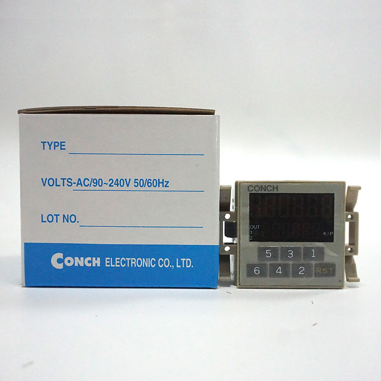 琦胜CONCH计数器 CD-61K-N 6位顯示一段設定型計數器 原装正品
