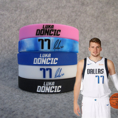 Calf Basketball Star 77 Qiqi autograph Noctilucent Bracelet silica gel motion Wrist strap Bracelet fans