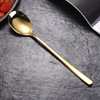 Spoon stainless steel, handheld tableware for elementary school students