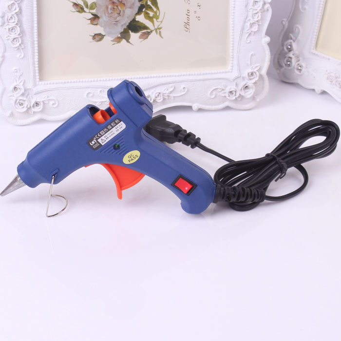 批发D20W热熔胶枪 DIY胶枪 超长寿命迷你型热熔胶枪