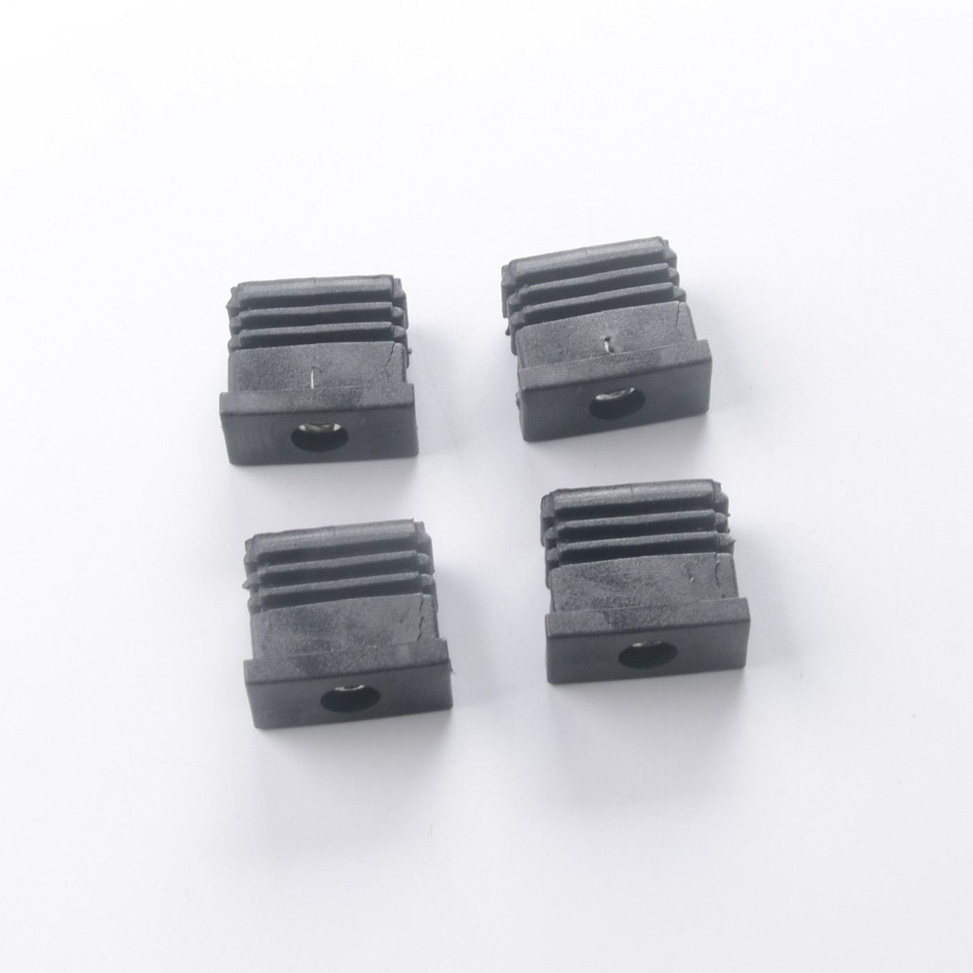 供应13*25*M6带孔管塞长方形螺母塞轮套塞调节脚脚轮配件