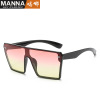 European and American large frame square conjoined sunglasses sports style domineering sunglasses cross -border speed sales ski mirror